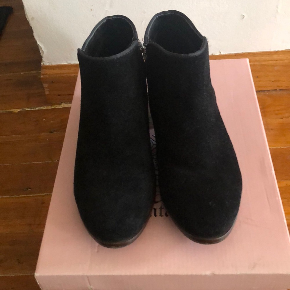 Crown Vintage Black Ankle Boots